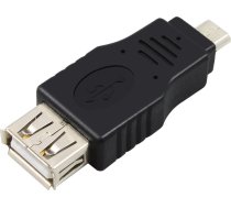 Adapteris Usb Unitek Microusb - Usb Melns  (y-a015)