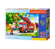 PUZZLE 40EL CASTORLAND MAXI FIREFIGHTERS PU16