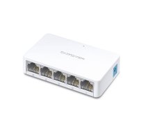 Serveru  - Citi piederumi MERCUSYS  Switch MS105 Unmanaged, Desktop, 10/100 Mbps (RJ-45) ports quantity 5, Power supply type External