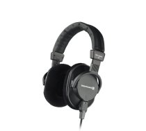 Bezvadu Austiņas Beyerdynamic  Studio Headphones Dt 250 3.5 Mm And Adapteris 6.35 Mm, On-ear, Black