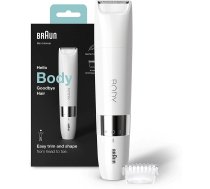 Epilators Braun  Body Mini Trimmer BS1000 Number of power levels 1, Wet&Dry, White