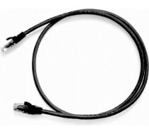 Netrack Patchcord Rj45, Apvalks Zalewana, Kat. 6 Utp, 0.5m Melns (bzpat0p56k)