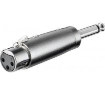 Adapteris Av Goobay Jack 6.3mm - Xlr Sudraba (jab-857173)