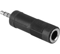 Adapteris Av Goobay Jack 3.5mm - Jack 3.5mm Melns (11101)