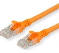 Roline ROLINE - Patch- Cable - RJ- 45 (M) to RJ- 45 (M) - 30 cm - SFTP, PiMF - CAT 6 - halogen free, shaped, stranded - orange (21.15.2958)