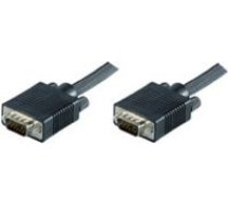 Kabelis Microconnect D-sub (vga) - D-sub (vga) 0.8m Melns (93005)