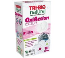 Tri-bio Tri-bio, Tabletes Mazgāšanai Oxi Action White, 18 gab