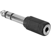 Adapteris Av Goobay Jack 3.5mm - Jack 6.3mm Melns (11100)