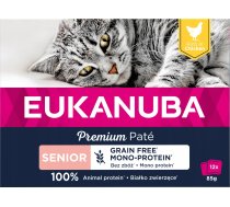 EUKANUBA Eukanuba Euk Cat Senior Chicken Pate Mono 12x85g