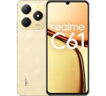 Viedtālrunis Realme Realme C61 17,1 Cm (6.74") Dual Sim Android 14 4g Usb Type-c 6 Gb 256 Gb 5000 Mah Zelta