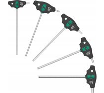 Wera Wera 454/5 HF SHK Set 1 T-handle screwdriver, 5 pieces (black/green, with holding function)