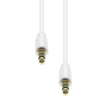 Kabelis Proxtend Mini-jack 3-pin Slim Cable M-m White 3m