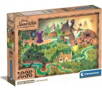 Clementoni Puzzle 1000 gab Compact Story Maps Królewna śnieżka