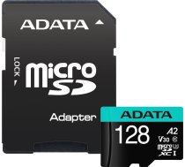 Karte Adata Premier Pro Microsdxc 128 Gb Class 10 Uhs-i/u3 A2 V30 (ausdx128gui3v30sa2-ra1)