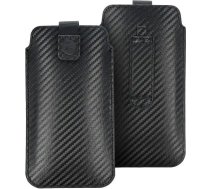 Futlāris Forcell Pocket Carbon - Modelis 15 - Priekš Samsung A41 / S20 / A6 2018 / A20e Huawei P20 / Y5 2019