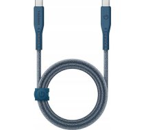 Kabelis Usb Energea Energea Kabelis Flow Usb-c - Usb-c 1.5m Debeszils/blue 240w 5a Pd Fast Charge