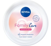 Nivea_family Care Sensitive Skin Viegls Krēms Mitrinošs Sejas, Ķermeņa I Dłoni 450ml