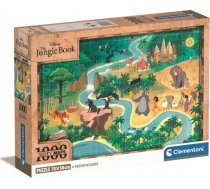 Clementoni Puzzle 1000 gab Compact Story Maps The Hungle Book