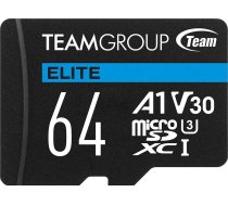 Karte Teamgroup Elite Microsdxc 64 Gb Class 10 Uhs-i/u3 A1 V30 (teausdx64giv30a103)