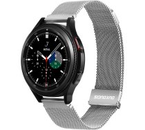 Dux Ducis Dux Ducis Magnetic Strap Siksna Priekš Samsung Galaxy Watch / Huawei Watch / Honor Watch / Xiaomi Watch (22mm Band) Magnētiskā Savilcējs Sudraba (milanese Version)