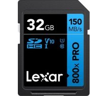 Karte Lexar 800x Pro Sdhc 32 Gb Class 10 Uhs-i/u1 V30 (lsd0800p032g-bnnng)