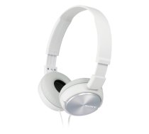 Bezvadu austiņas Sony  Foldable Headphones MDR-ZX310 Headband/On-Ear, White