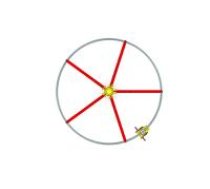 ARUNA Hand cranked hanging roundabout