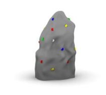 ARUNA Climbing boulder, in-ground mount