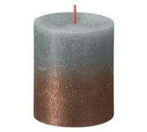 Svece stabs rustic sunset 80/68 mm 35h eucalyptus green+coppe