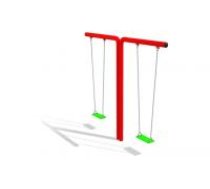 ARUNA Double flat seat t-swatiing set, h - 240 cm