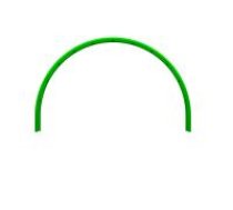 ARUNA Arch climber, in-ground mount