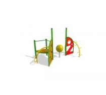 ARUNA Kula play set watiith ball, in-ground mount