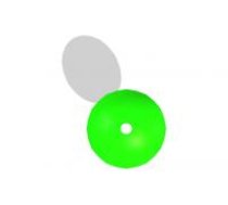 Atomik ball, h - 90 cm, in-ground mount