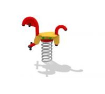 ARUNA Seahorse spring rocker, in-ground mount