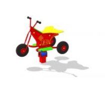 ARUNA Trike spring rocker, steel & hdpe