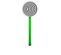 ARUNA Optical illusion spinning watiheel