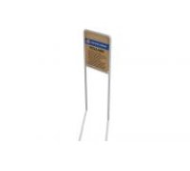 Standing playground rules board - 2 leg posts