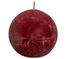 Svece bumba rustic shine 76 mm 25h velvet red