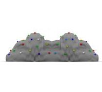 ARUNA Climbing boulder, in-ground mount