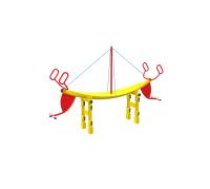 ARUNA Gondola spring rocker, in-ground mount
