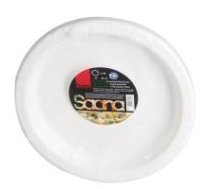 Papīra šķīvji saana bio 26 cm 10 gab.