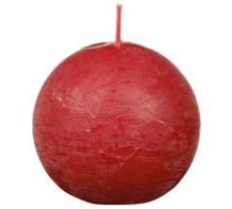 Svece bumba rustic shine 76 mm 25h delicate red