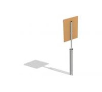 Standing playground rules board,