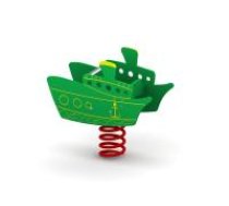 ARUNA Ship spring rocker, steel & hdpe, in-ground mount