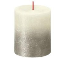 Svece stabs rustic sunset 80/68 mm 35h soft pearl+champagne