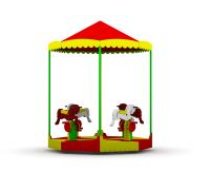 ARUNA Carousel horse ride, 4 seats