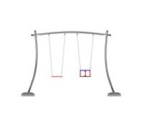 Futura double swatiing set watiith baby seat