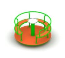 ARUNA Staś platform merry go round watiith seats