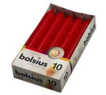 Galda svece 170/20 mm 5h 10 gab. red