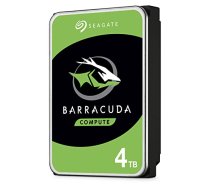 Seagate Barracuda 4 TB interne Festplatte, HDD, 3.5 Zoll, 5400 U/Min, 256 MB Cache, SATA 6 Gb/s, silber, Modellnr.: ST4000DM004